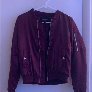 A bomber jacket.